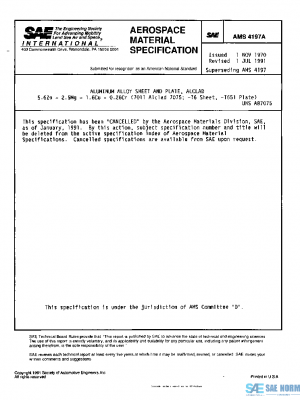 SAE AMS4197A PDF