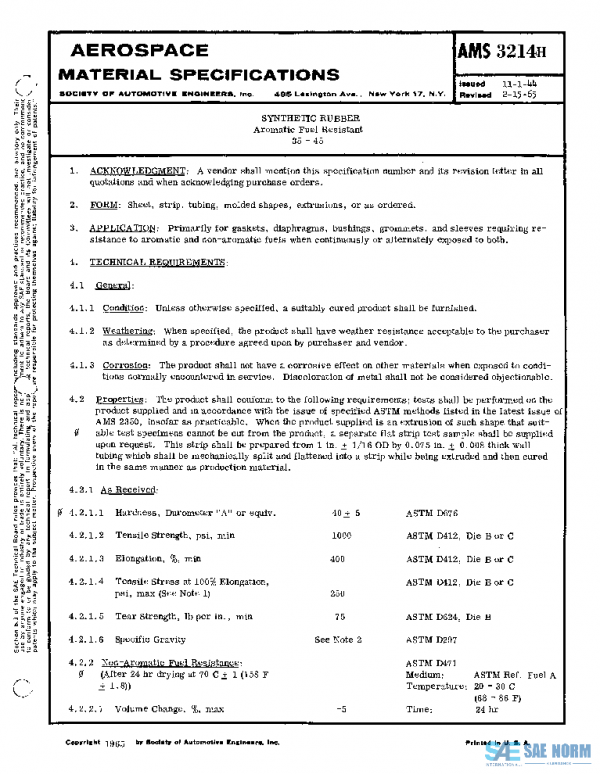 SAE AMS3214H PDF