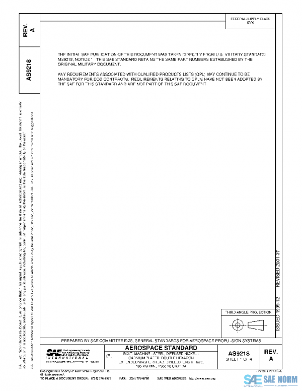 SAE AS9218A PDF