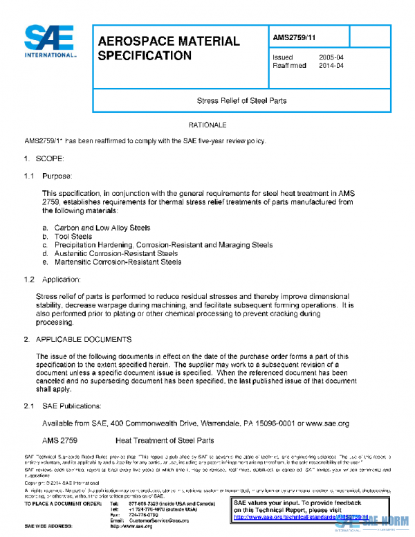 SAE AMS2759/11 PDF