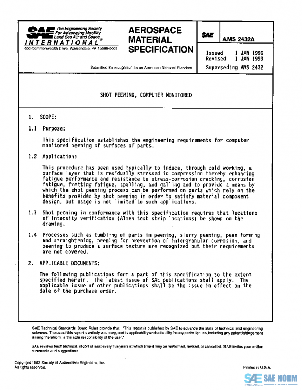 SAE AMS2432A PDF SAE AMS2432A PDF