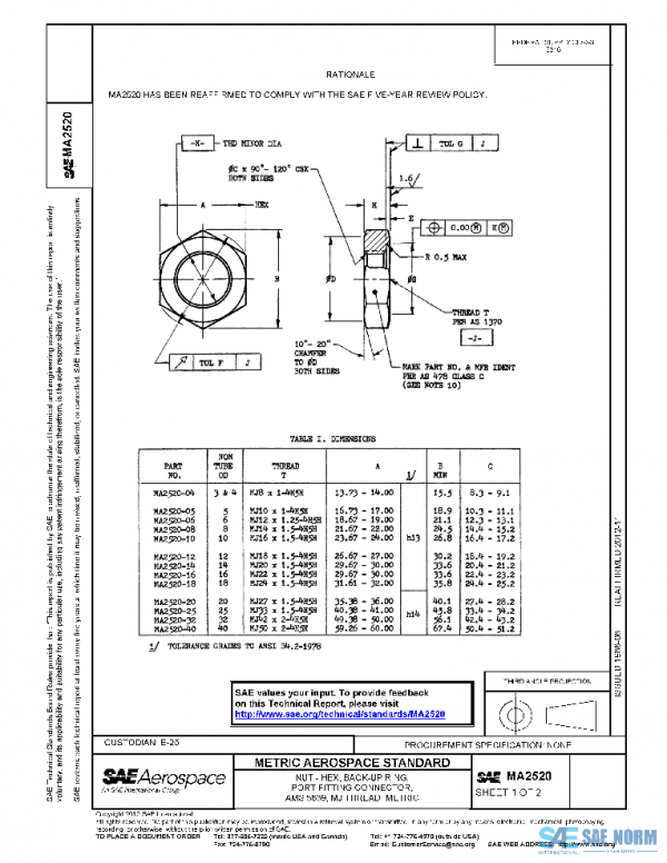 SAE MA2520 PDF SAE MA2520 PDF