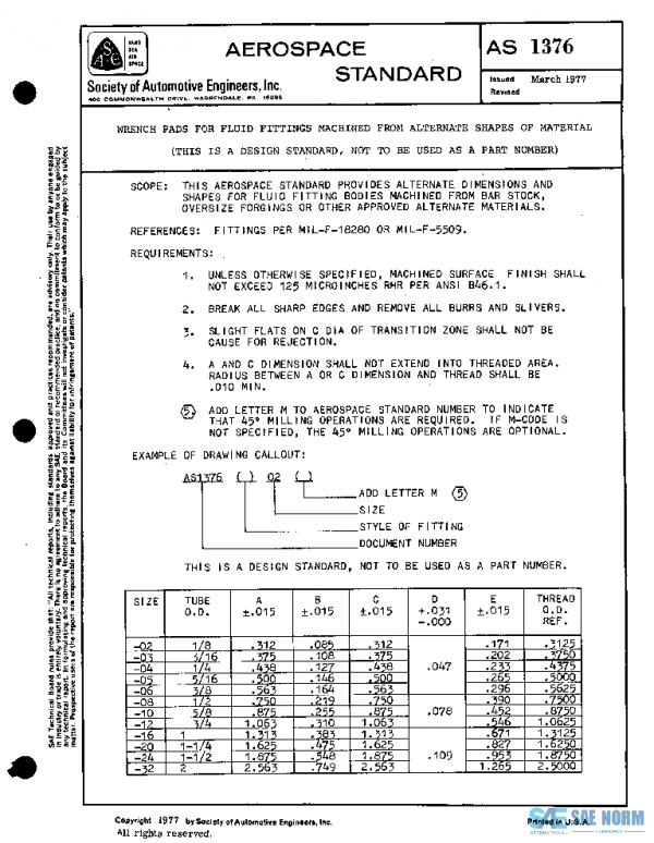 SAE AS1376 PDF