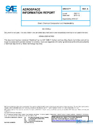 SAE AIR4127A PDF