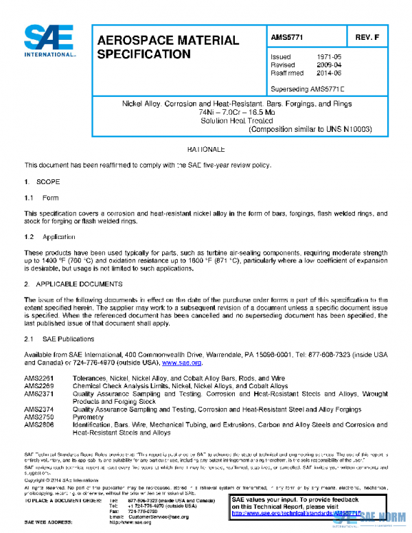 SAE AMS5771F PDF
