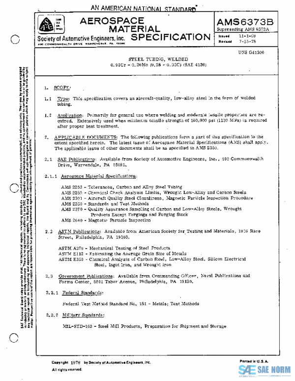SAE AMS6373B PDF SAE AMS6373B PDF