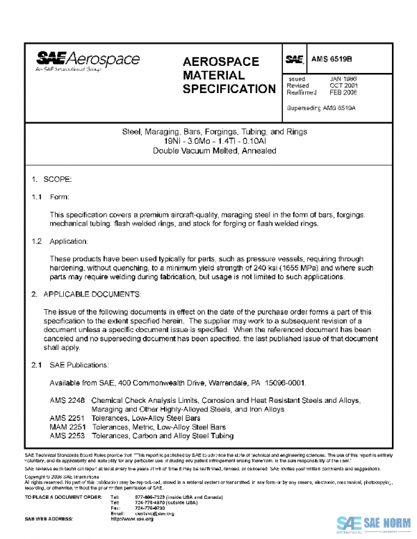 SAE AMS6519B PDF