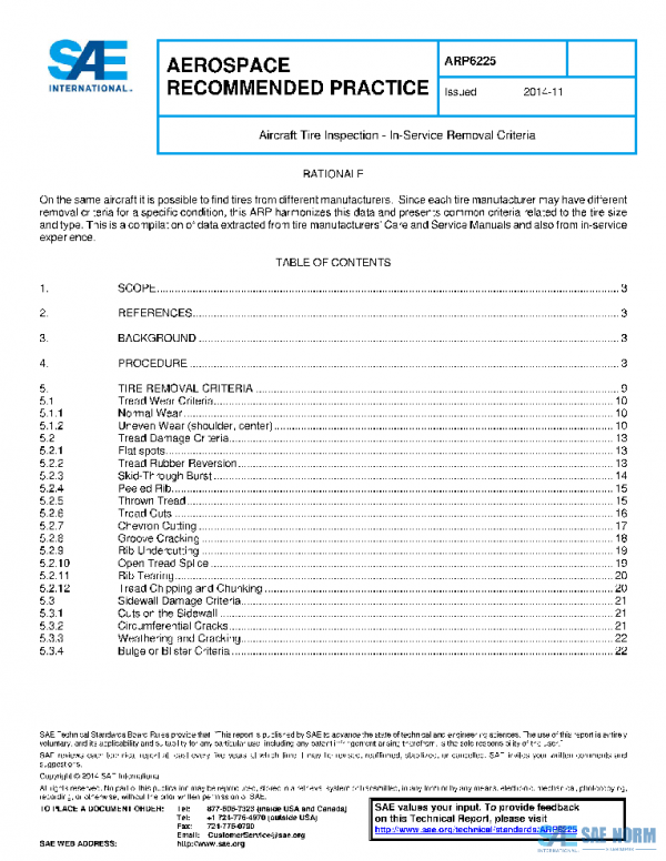 SAE ARP6225 PDF