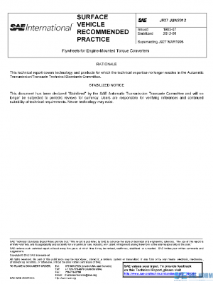 SAE J927_201206 PDF