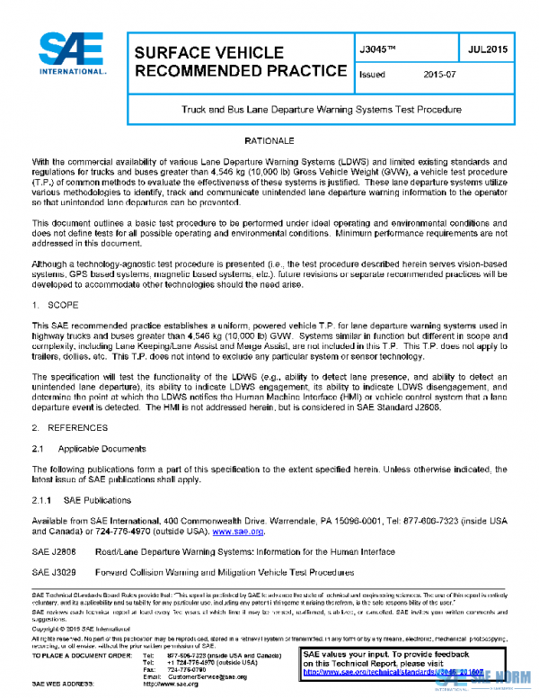 SAE J3045_201507 PDF SAE J3045_201507 PDF