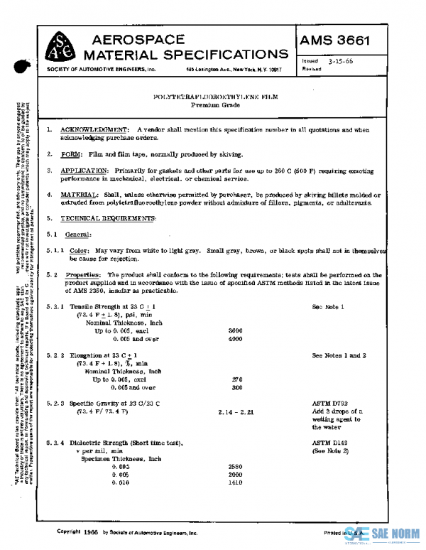 SAE AMS3661 PDF