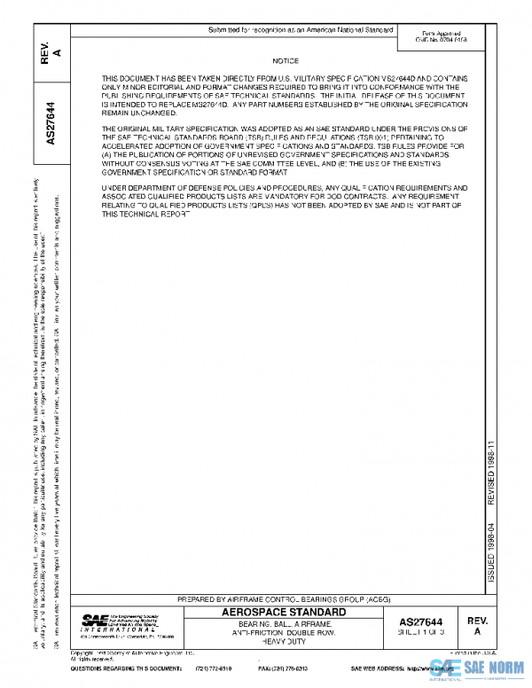 SAE AS27644A PDF