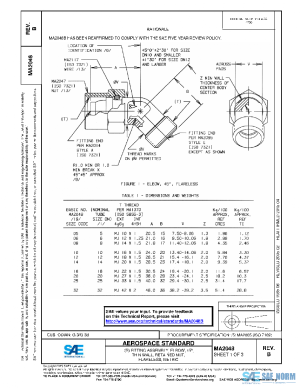 SAE MA2048B PDF