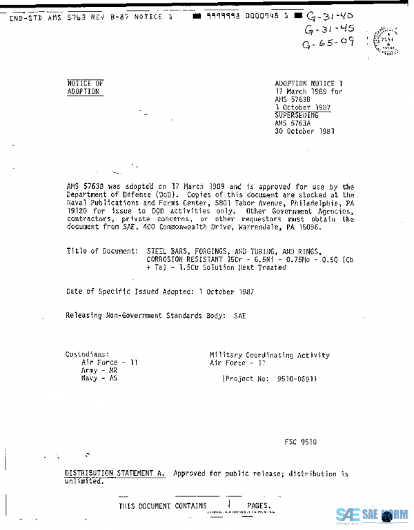 SAE AMS5763B PDF SAE AMS5763B PDF