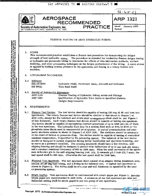 SAE ARP1321 PDF SAE ARP1321 PDF