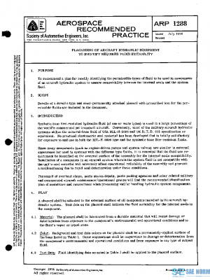 SAE ARP1288 PDF