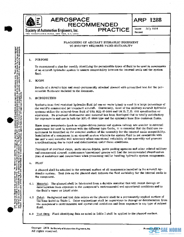 SAE ARP1288 PDF