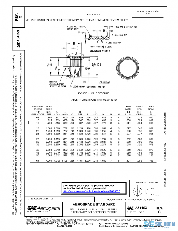 SAE AS1653C PDF SAE AS1653C PDF
