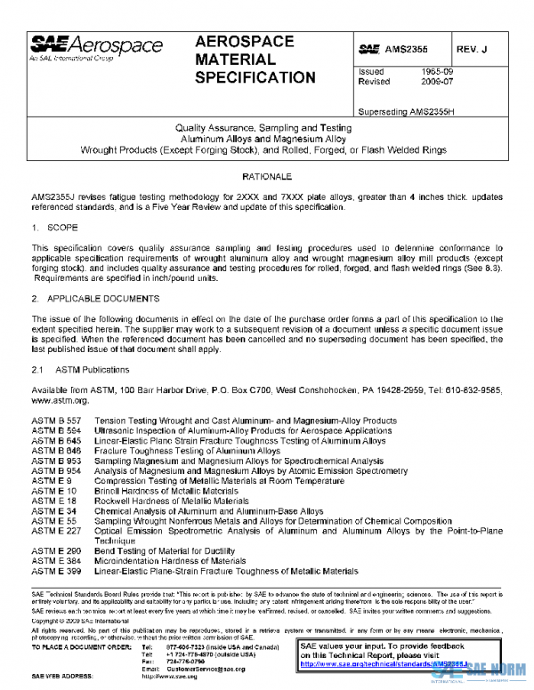 SAE AMS2355J PDF