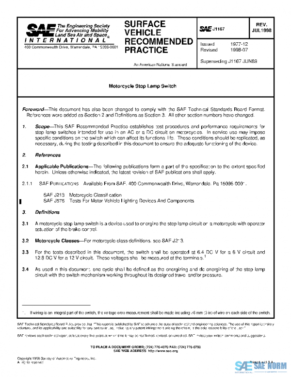 SAE J1167_199807 PDF