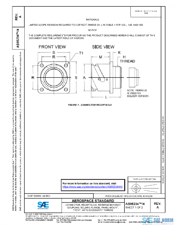 SAE AS95234/4A PDF