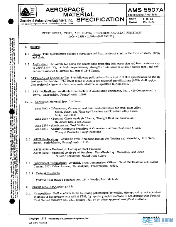 SAE AMS5507A PDF