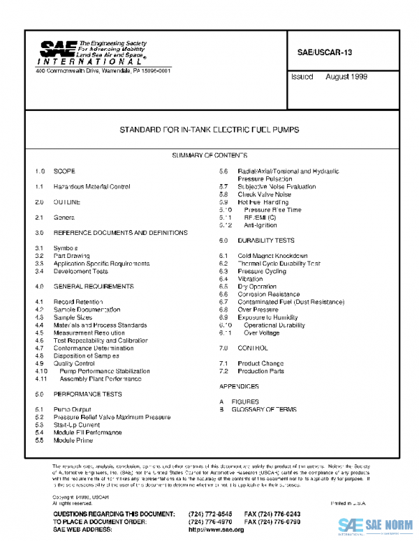 SAE USCAR13 PDF