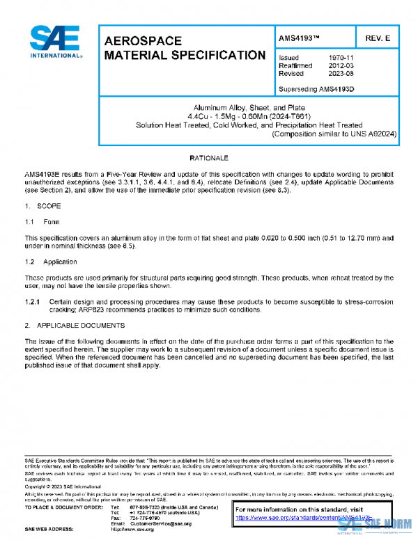 SAE AMS4193E PDF