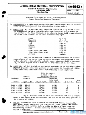 SAE AMS4042A PDF