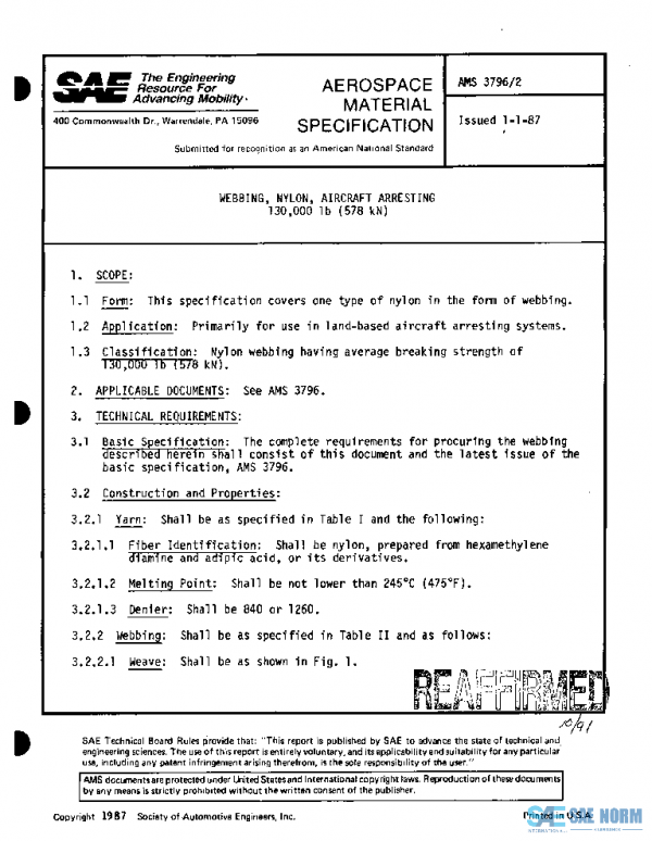 SAE AMS3796/2 PDF SAE AMS3796/2 PDF