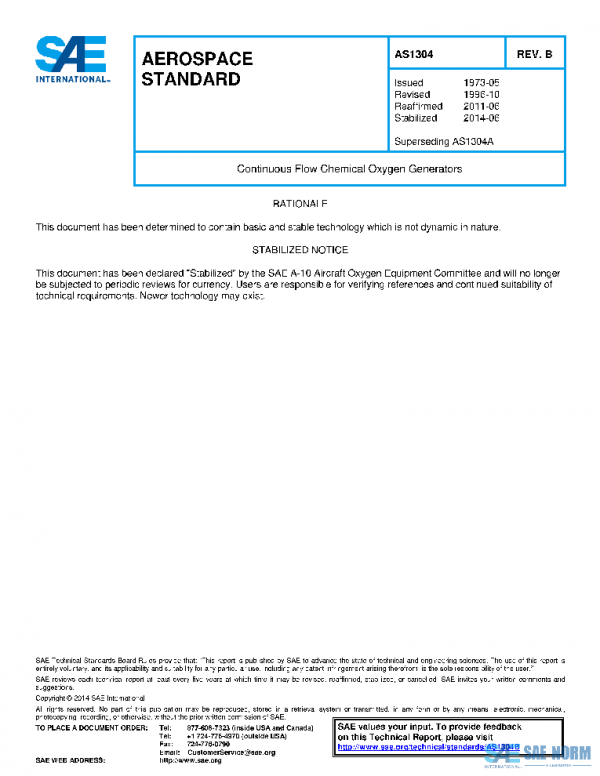 SAE AS1304B PDF