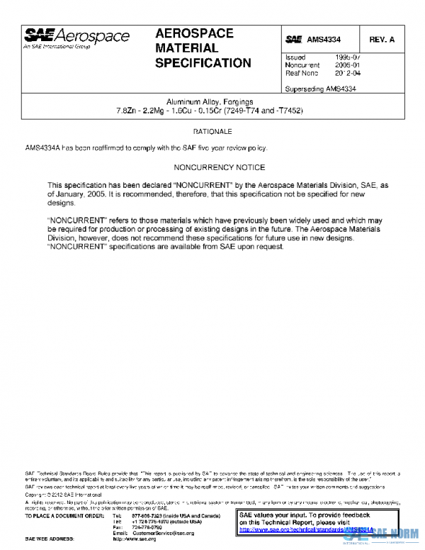SAE AMS4334A PDF SAE AMS4334A PDF