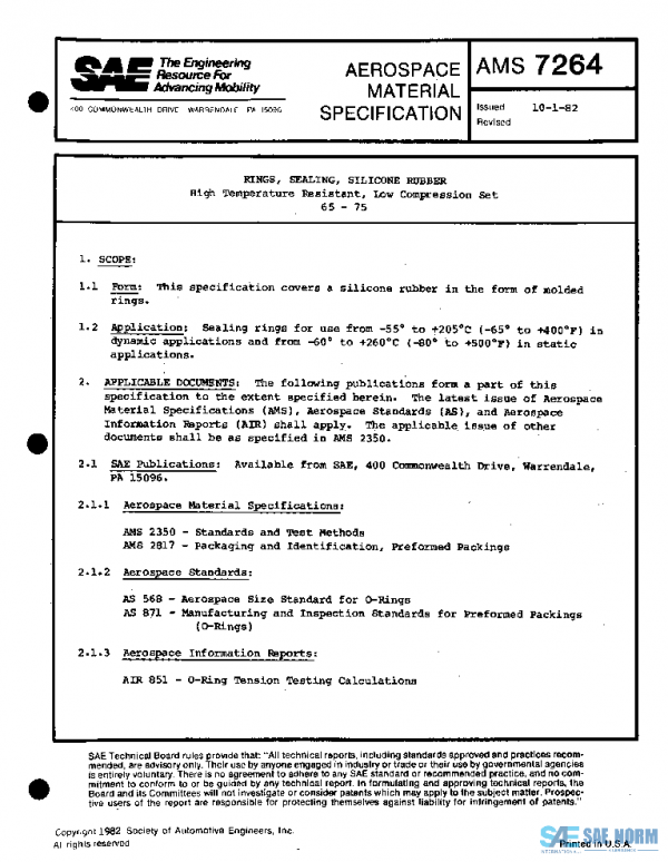 SAE AMS7264 PDF