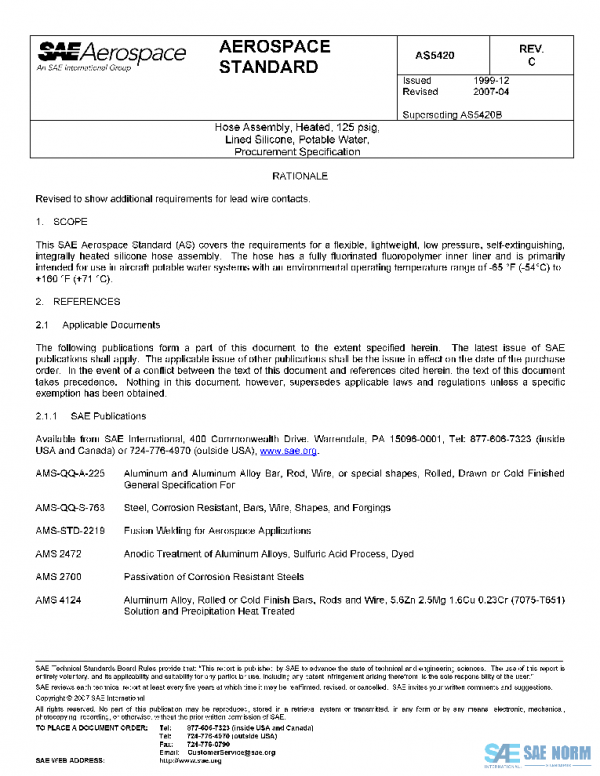 SAE AS5420C PDF SAE AS5420C PDF