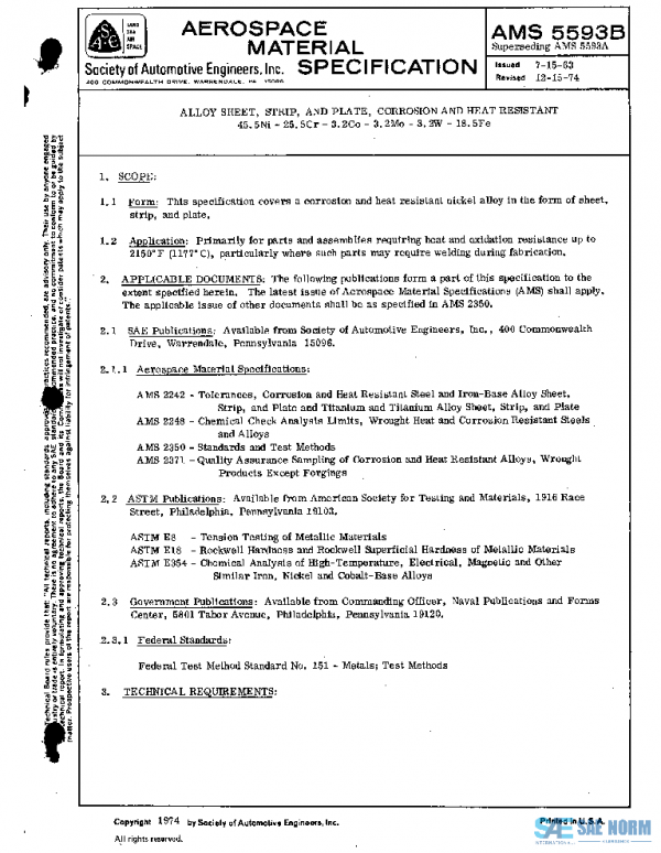 SAE AMS5593B PDF