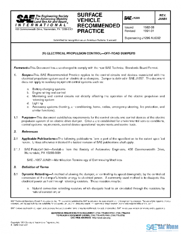 SAE J1299_199101 PDF