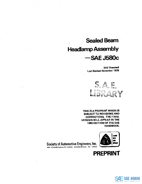 SAE J580C_197811 PDF SAE J580C_197811 PDF