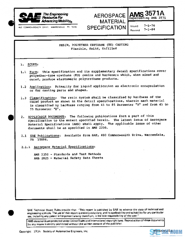 SAE AMS3571A PDF