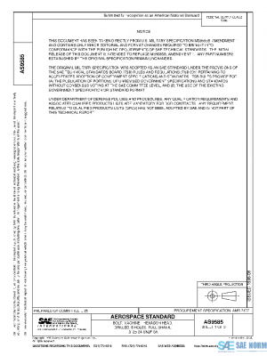 SAE AS9585 PDF