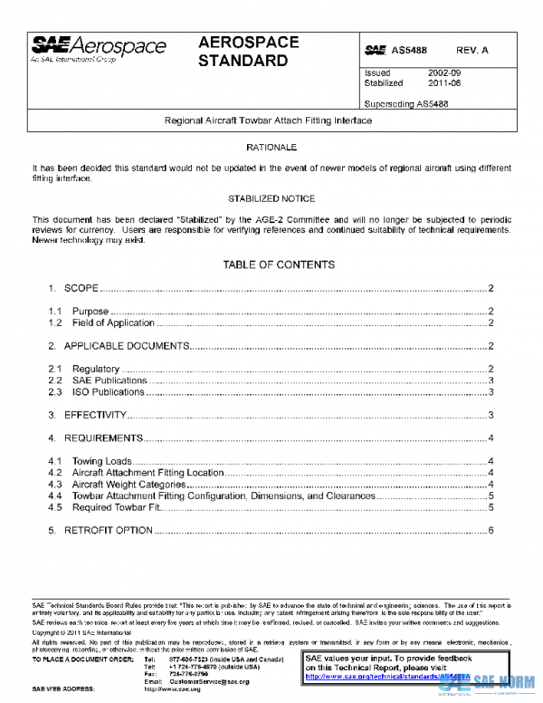 SAE AS5488A PDF SAE AS5488A PDF