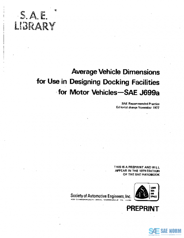 SAE J699A_197711 PDF SAE J699A_197711 PDF
