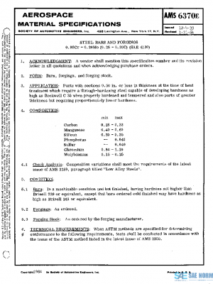 SAE AMS6370E PDF