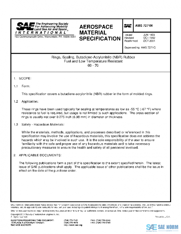 SAE AMS7271H PDF