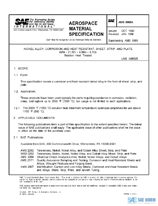 SAE AMS5869A PDF