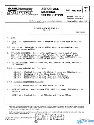SAE AMS4954E PDF
