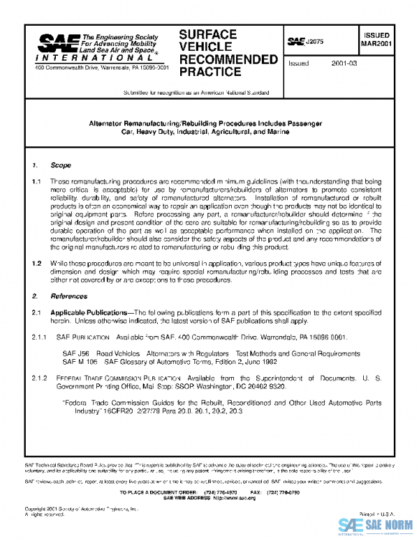 SAE J2075_200103 PDF