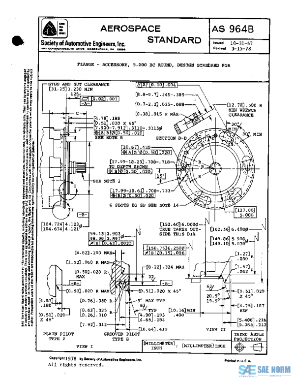 SAE AS964B PDF