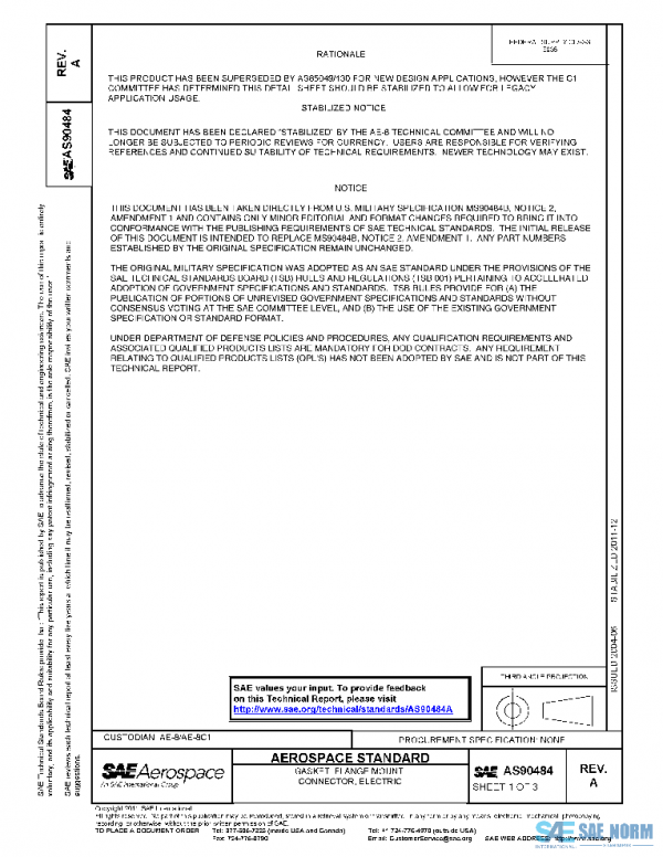 SAE AS90484A PDF SAE AS90484A PDF