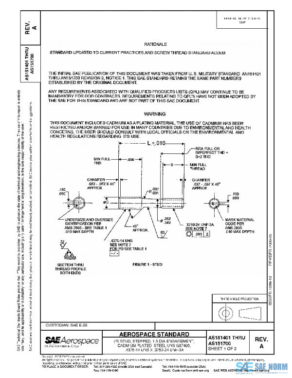 SAE AS151401A PDF SAE AS151401A PDF