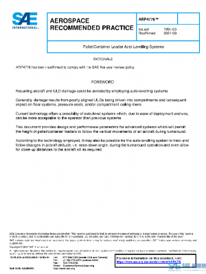 SAE ARP4776 PDF
